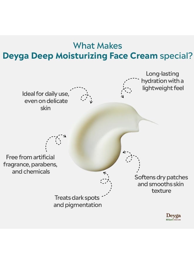Deyga Deep Moisturising Face cream (30 Grm) | For Oily to Normal Skin | Pigmentation Control (30 Gram, Deep Moisturising Face Cream) - Image 3